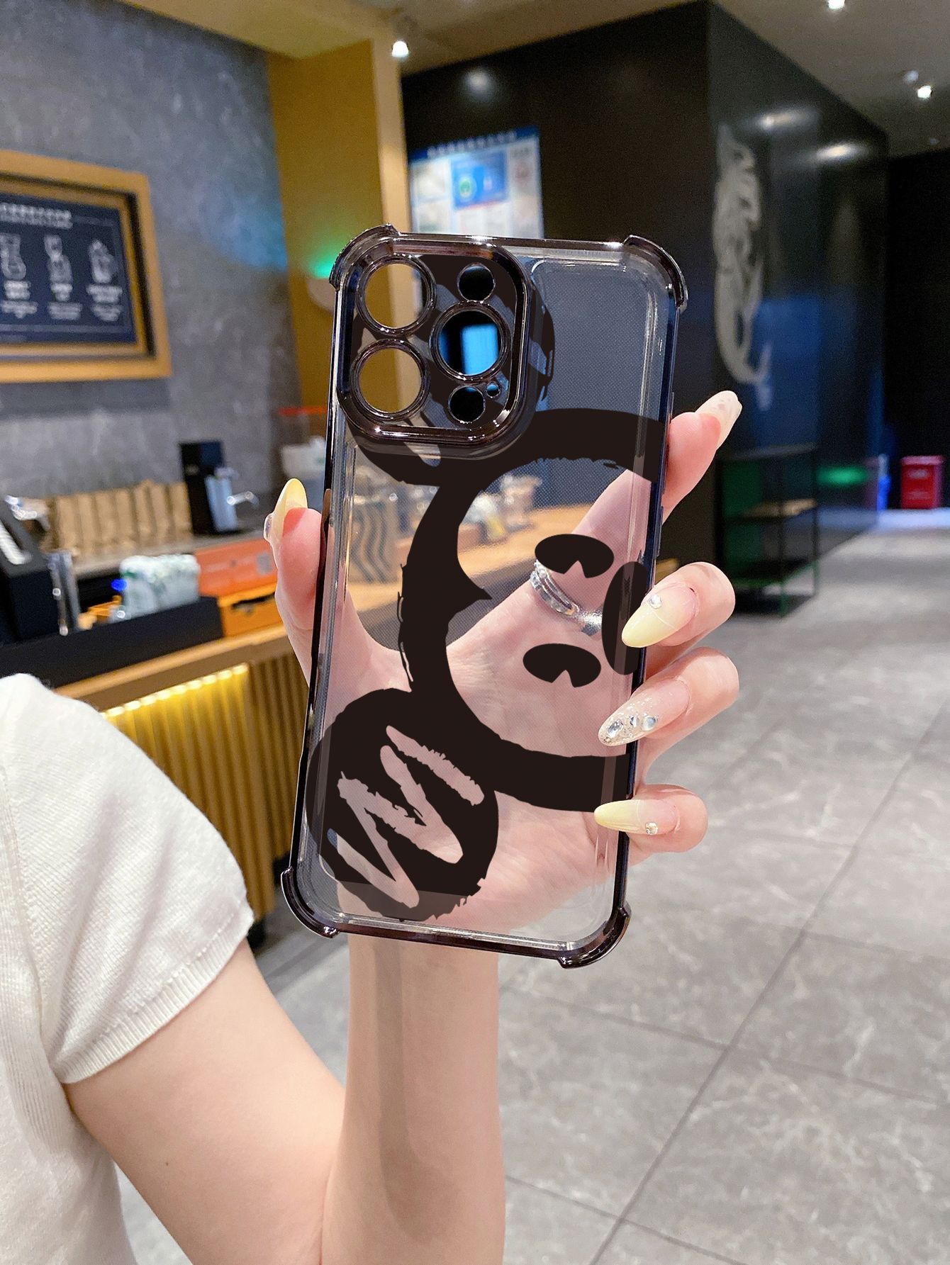 for Infinix Hot 50i 40i 40 Pro 30 Play Note 30 Smart 9 8 Mickey Minnie Mouse Plating Frame Clear Phone Case Anti-shock Cover
