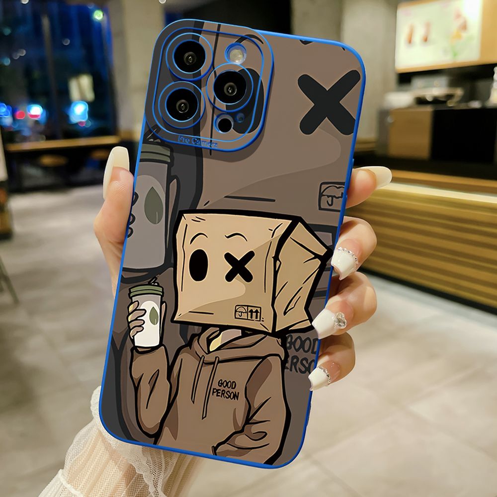 For iPhone 16 Pro Max 14 Plus 13 Pro Max 12 11 XR 8 7 SE 2022 XS Max Good Person Full Protective Case Anti Drop Cover