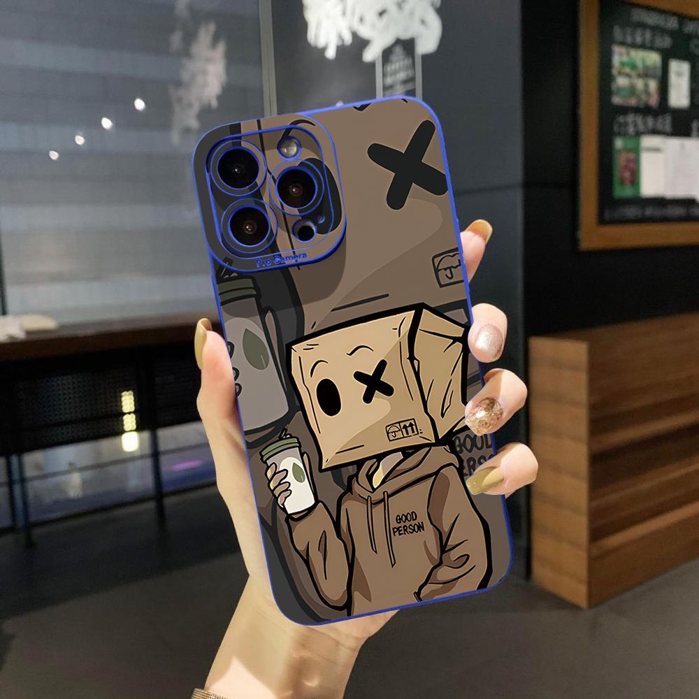 For iPhone 16 Pro Max 14 Plus 13 Pro Max 12 11 XR 8 7 SE 2022 XS Max Good Person Full Protective Case Anti Drop Cover