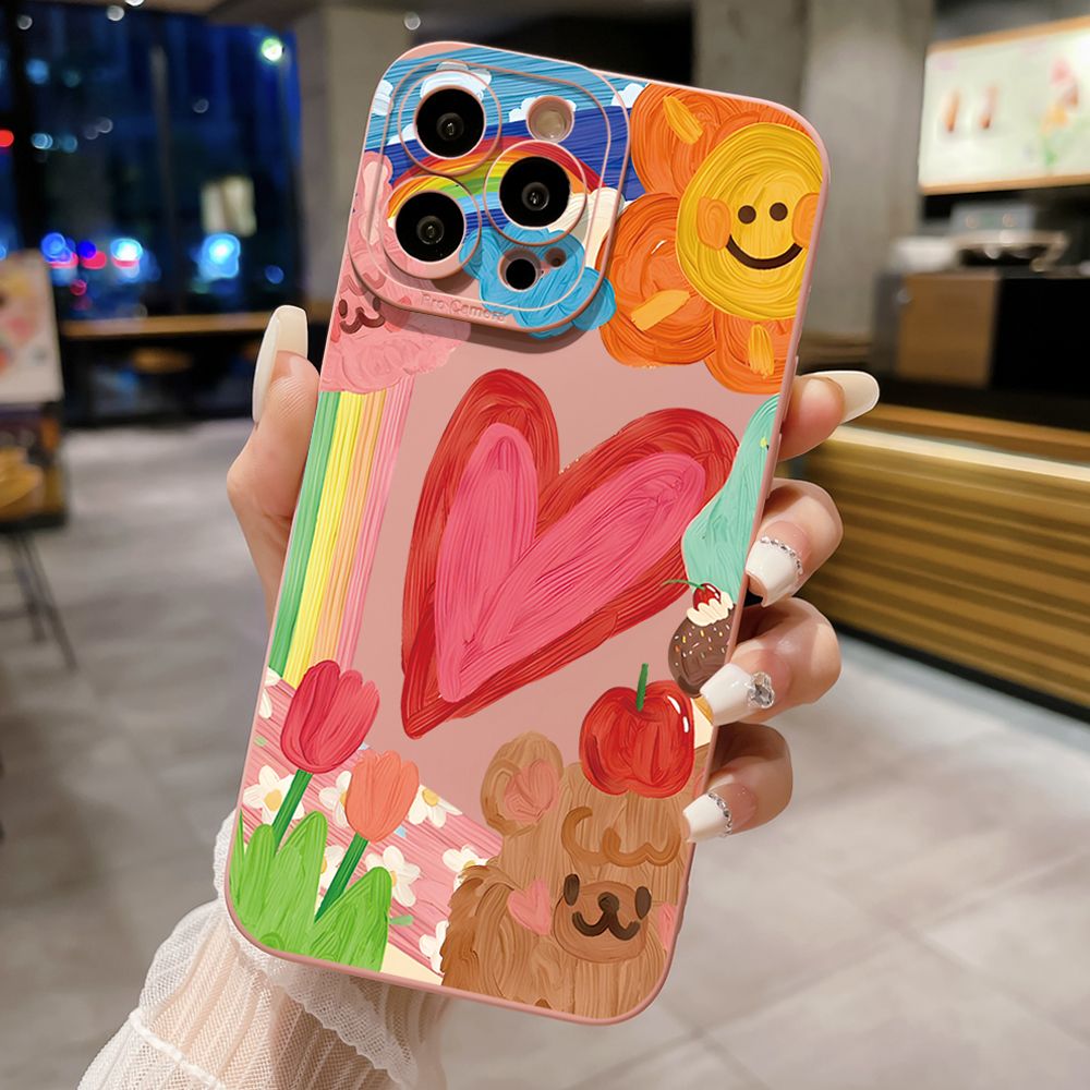 For iPhone 16 Pro Max 14 Plus 13 Pro Max 12 11 XR 8 7 SE 2022 XS Max Good Person Full Protective Case Anti Drop Cover