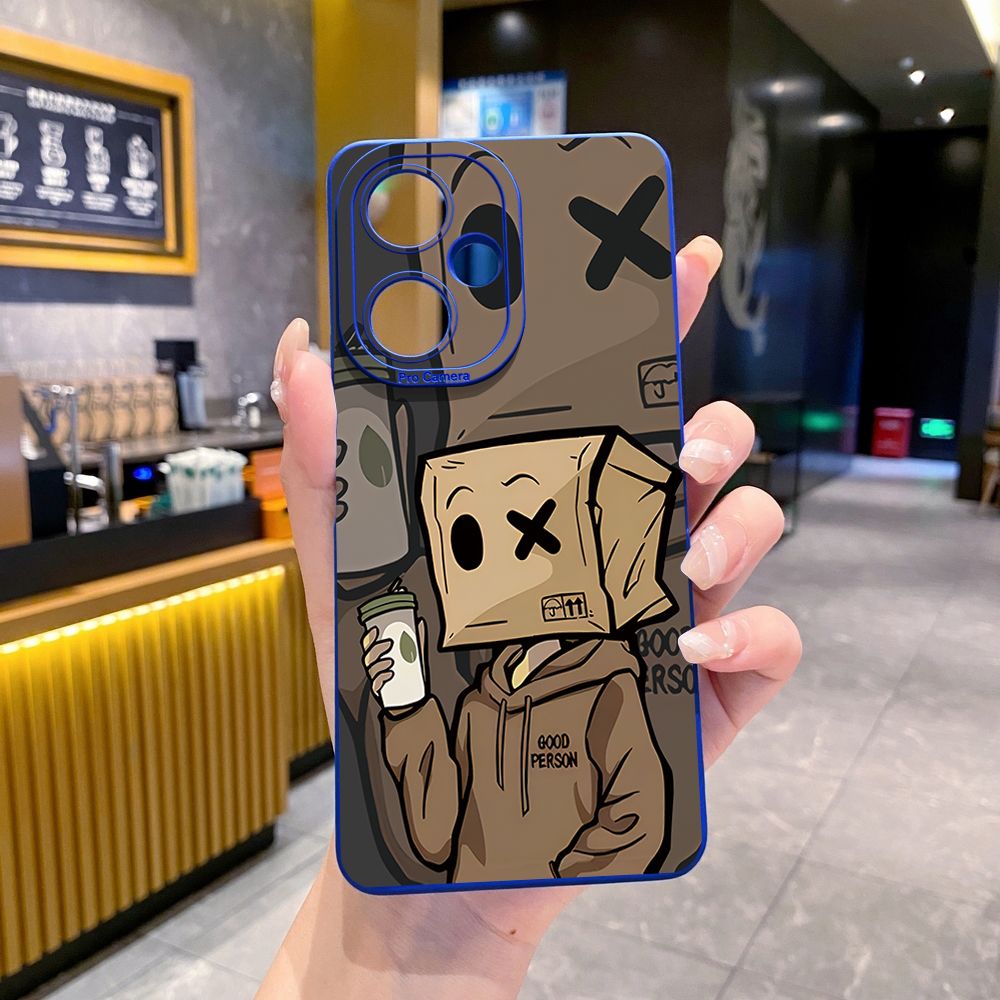 For VIVO Y28 Y03 Y18 Y17S Y27 Y15A Y15S Y02S Y02A Y36 Y33S Y12S Y12A Y01 Y1S Y20A Y22 Good Person Full Protective Case Anti Drop Cover