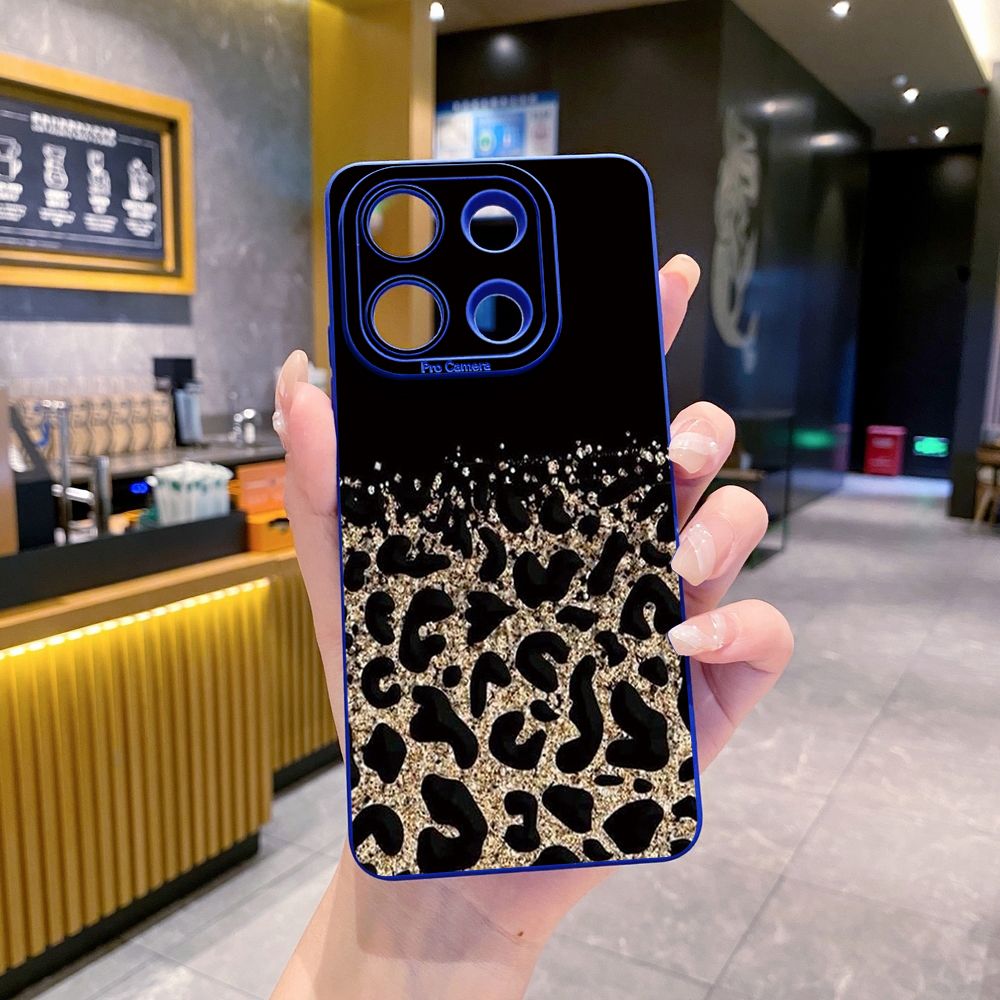 For Xiaomi Redmi Note 13 12 Pro 5G 12S 11S 13C A1 10 Pro 4G 10S Redmi 10C 9C Gradient Pink Leopard Full Protective Case Anti Drop Cover