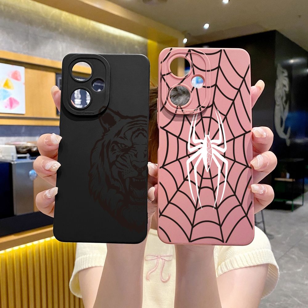For VIVO Y28 Y03 Y18 Y17S Y27 Y15A Y15S Y02S Y02A Y36 Y33S Y12S Y12A Y01 Y1S Y20A Y22 Cool Tiger Spider Full Protective Case Anti Drop Cover