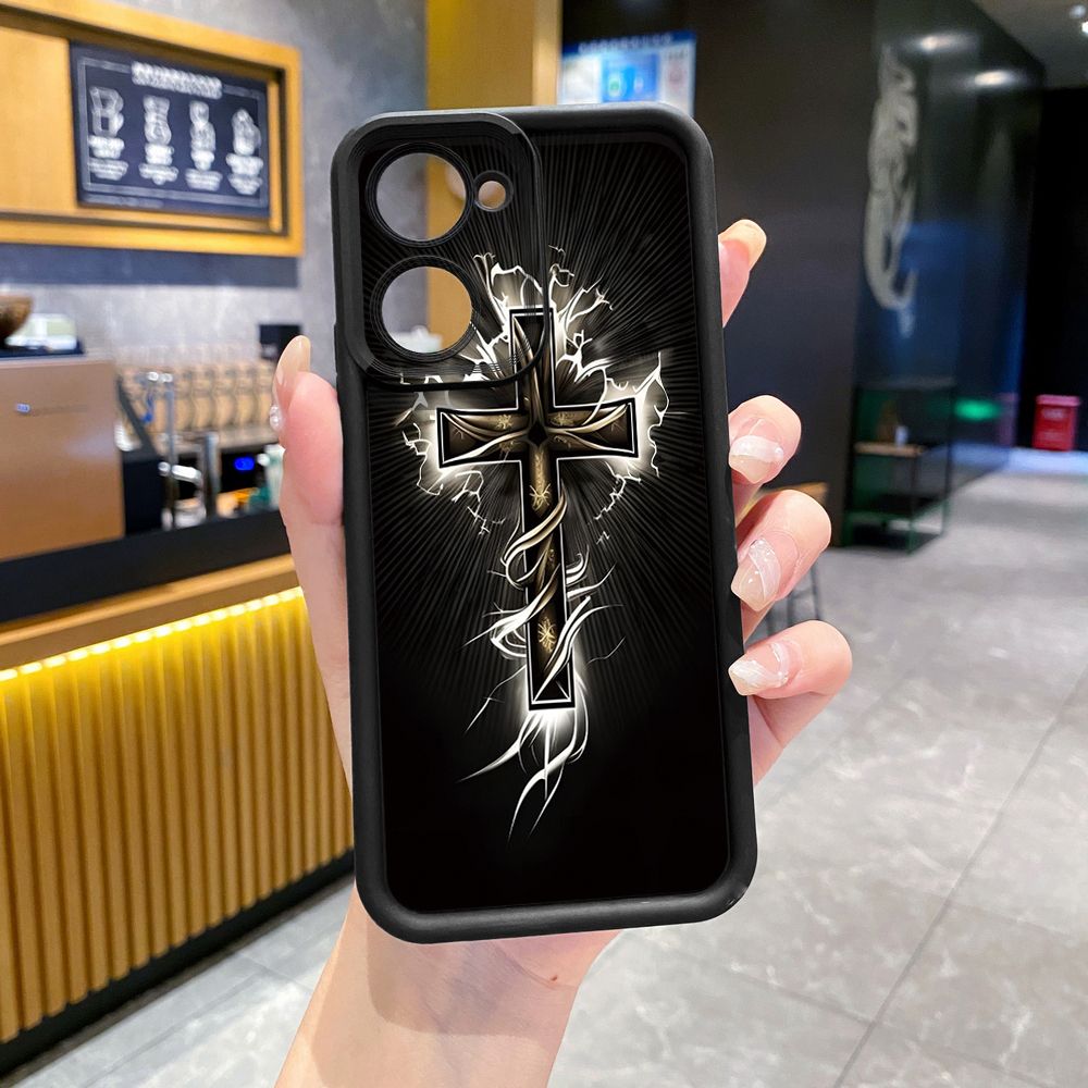 for VIVO Y17S Y27 T1X Y02S Y21S Y02 Y33S Y12S Y18 Y38 Jesus Sheep Cross Full Protective Phone Case Anti Drop Cover
