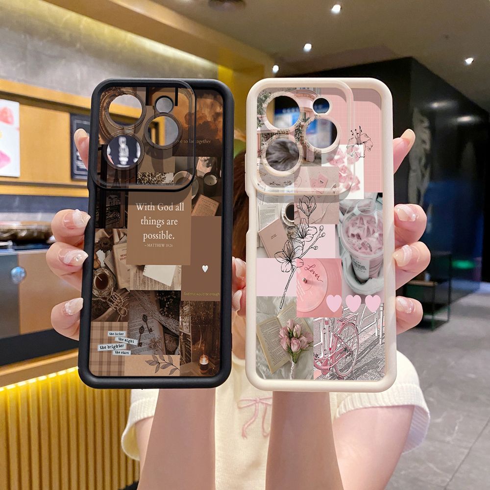 for Infinix Hot 40i 40 Pro 30 Play Note 30 Smart 8 With God all things are Possible Full Protective Phone Case Anti Drop Cover