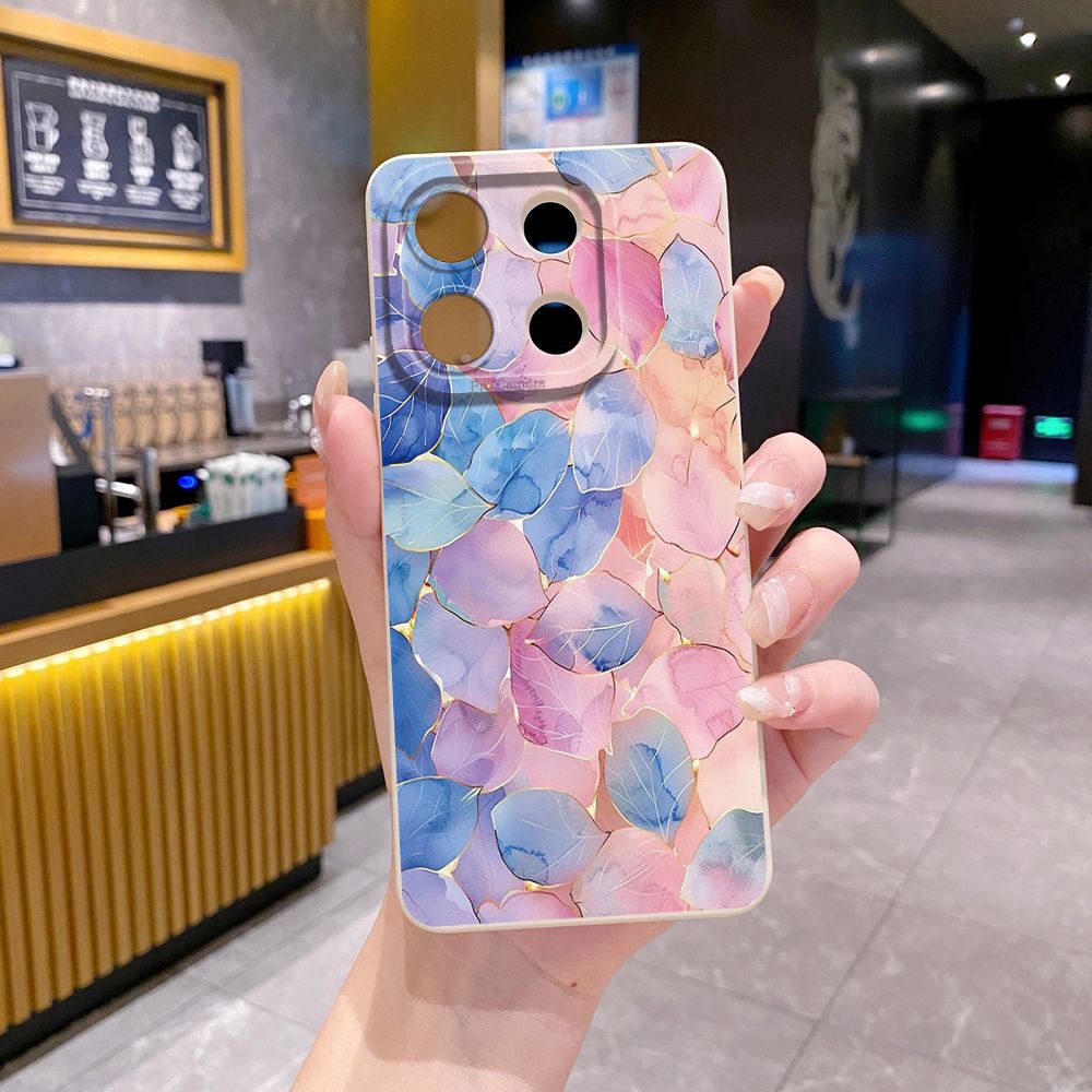 For Xiaomi Redmi Note 13 12 Pro 5G 12S 11S 13C A1 10 Pro 4G 10S Redmi 10C 9C Luxury Leaves Full Protective Case Anti Drop Cover