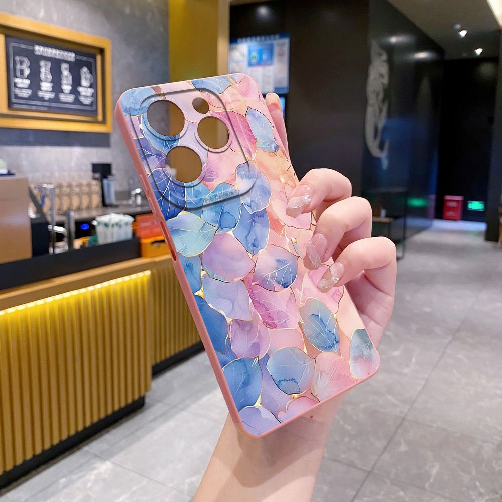For Infinix Hot 50i 40i 40 Pro Note 12 G96 30 Hot 20 Play 12i 30i 20i 10S 11 Play 11S 10i Smart 8 9 5 Luxury Leaves Full Protective Case Anti Drop Cover