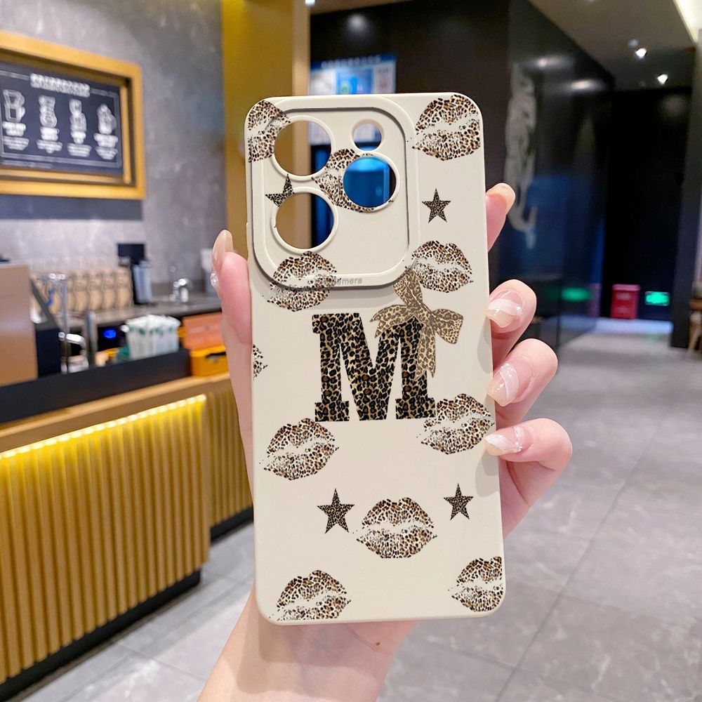 For Infinix Hot 50i 40i 40 Pro Note 12 G96 30 Hot 20 Play 12i 30i 20i 10S 11 Play 11S 10i Smart 8 9 5 Hot Leopard Mouth Full Protective Case Anti Drop Cover