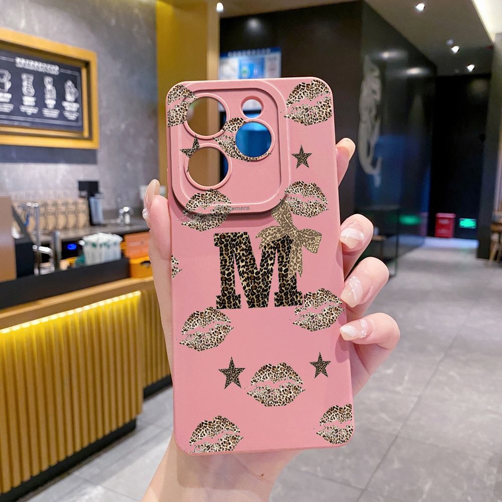 For Infinix Hot 50i 40i 40 Pro Note 12 G96 30 Hot 20 Play 12i 30i 20i 10S 11 Play 11S 10i Smart 8 9 5 Hot Leopard Mouth Full Protective Case Anti Drop Cover