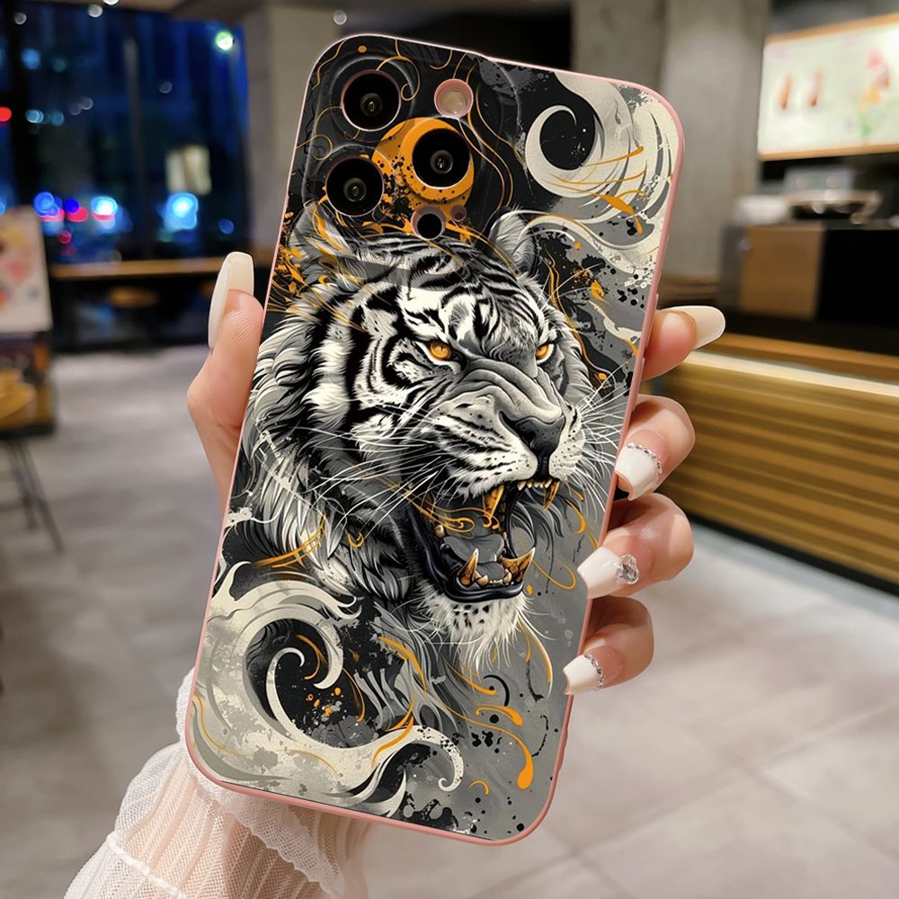 For iPhone 16 Pro Max 14 Plus 13 Pro Max 12 11 XR 8 7 SE 2022 XS Max Lion King Full Protective Case Anti Drop Cover
