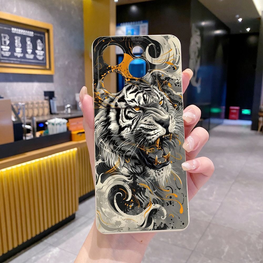 For Infinix Hot 50i 40i 40 Pro Note 12 G96 30 Hot 20 Play 12i 30i 20i 10S 11 Play 11S 10i Smart 8 9 5 Lion King Full Protective Case Anti Drop Cover