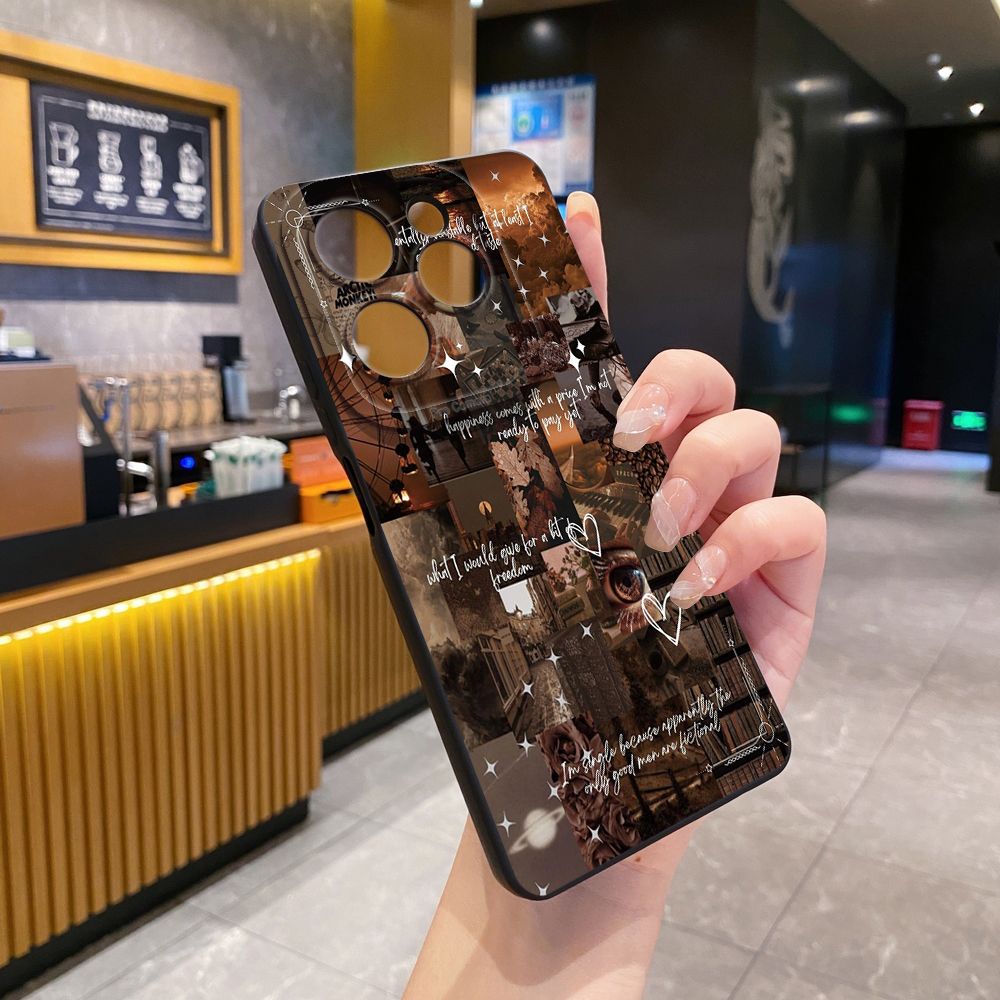 For Infinix Hot 50i 40i 40 Pro Note 12 G96 30 Hot 20 Play 12i 30i 20i 10S 11 Play 11S 10i Smart 8 9 5 Vintage Flower Art Town Butterfly Full Protective Case Anti Drop Cover