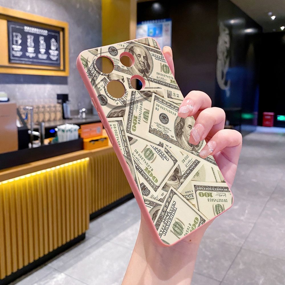 For Xiaomi Redmi Note 13 12 Pro 5G 12S 11S 13C A1 10 Pro 4G 10S Redmi 10C 9C USD Dollar Cash Full Protective Case Anti Drop Cover