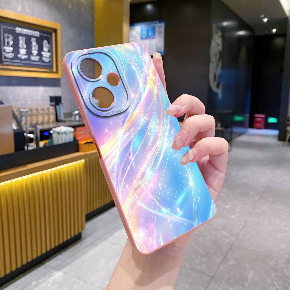 For VIVO Y28 Y03 Y18 Y17S Y27 Y15A Y15S Y02S Y02A Y36 Y33S Y12S Y12A Y01 Y1S Y20A Y22 Blue Aurora Full Protective Case Anti Drop Cover