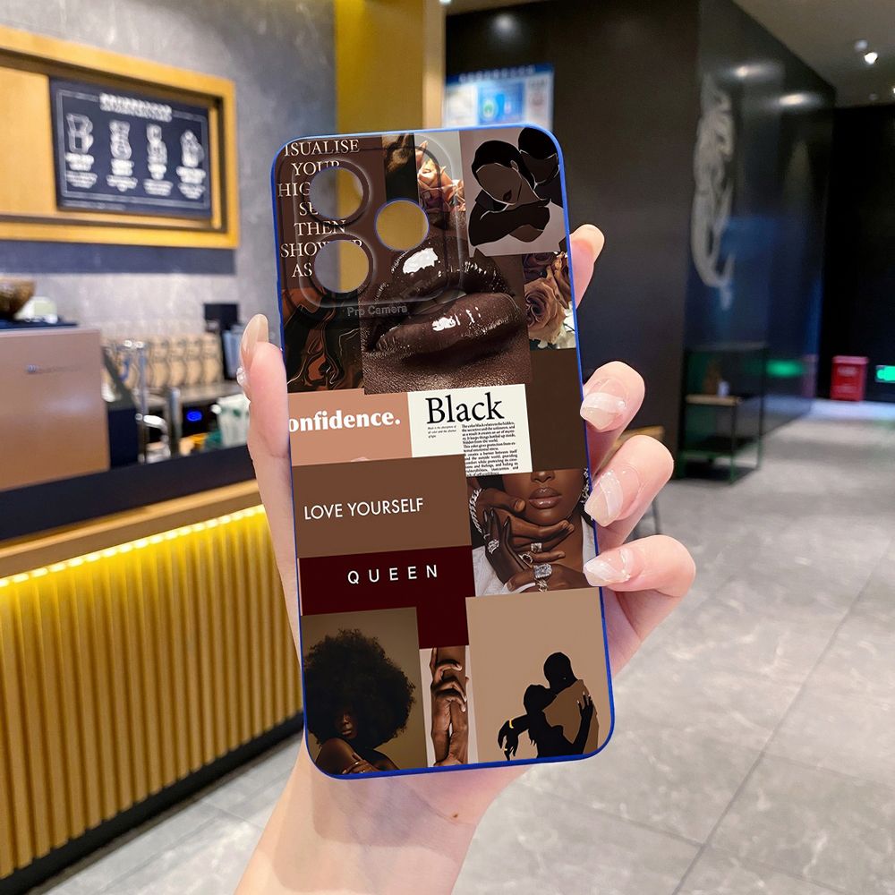 For Realme C61 C63 C65 C67 C53 C51 Note 50 60 C21 C33 C30 C35 C11 2021 C12 C15 C21Y C25Y Realme 12 13 Cute Coffee Cat Full Protective Case Anti Drop Cover