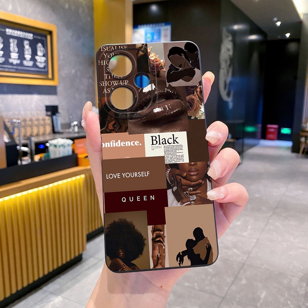 For VIVO Y28 Y03 Y18 Y17S Y27 Y15A Y15S Y02S Y02A Y36 Y33S Y12S Y12A Y01 Y1S Y20A Y22 Cute Coffee Cat Full Protective Case Anti Drop Cover