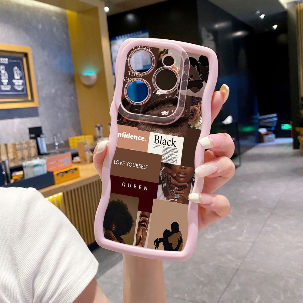 For Tecno Camon 19 Pro NEO 20 30 POP 6 GO 7 Spark GO 2023 8C 9 10 Pro 20C Cute Coffee Cat Wave Frame Phone Case Anti Drop Cover