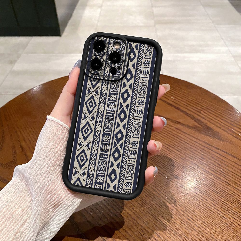 for iPhone 15 Pro Max 14 Plus 13 12 11 XR 8 7 SE 2022 XS Diamond Plaid Full Protective Phone Case Anti Drop Cover