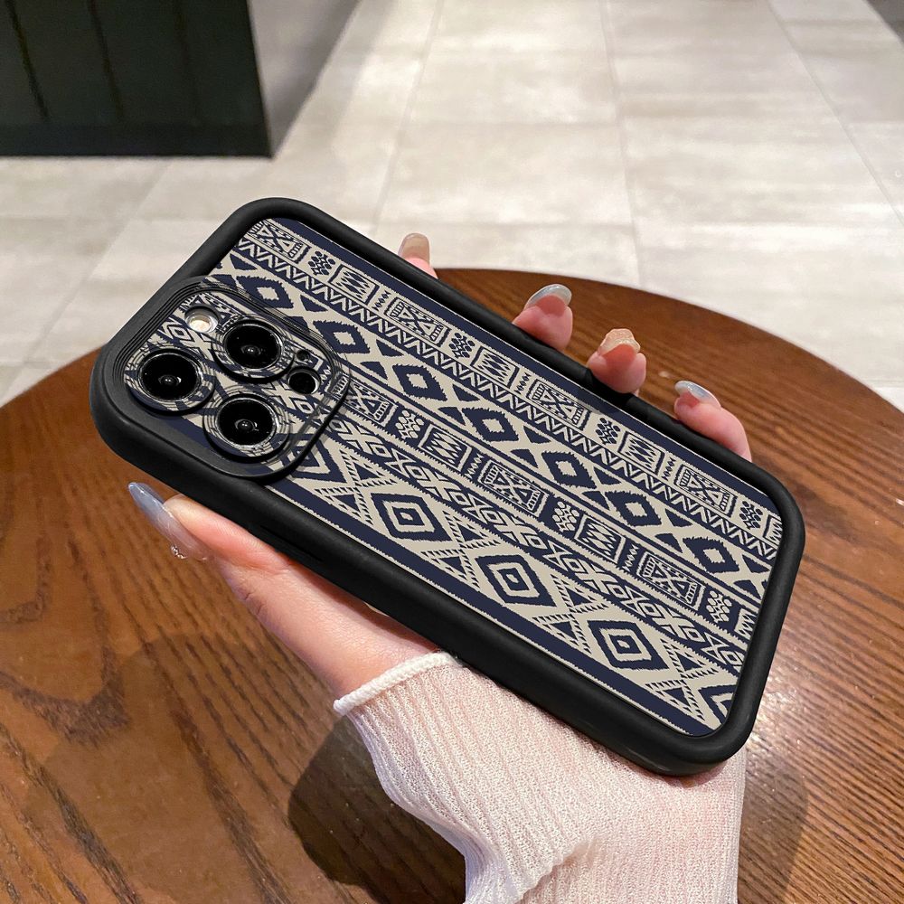 for iPhone 15 Pro Max 14 Plus 13 12 11 XR 8 7 SE 2022 XS Diamond Plaid Full Protective Phone Case Anti Drop Cover