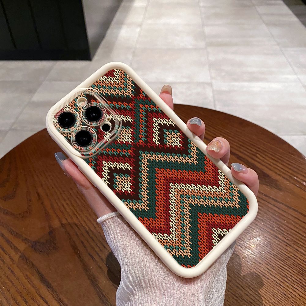 for iPhone 15 Pro Max 14 Plus 13 12 11 XR 8 7 SE 2022 XS Diamond Plaid Full Protective Phone Case Anti Drop Cover