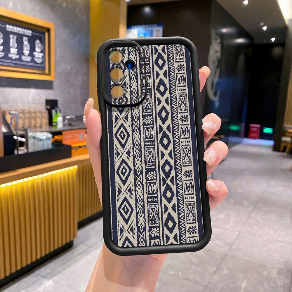 for Samsung Galaxy A15 A05 A35 A55 A14 A34 A33 A53 A73 A32 A52S A72 Diamond Plaid Full Protective Phone Case Anti Drop Cover