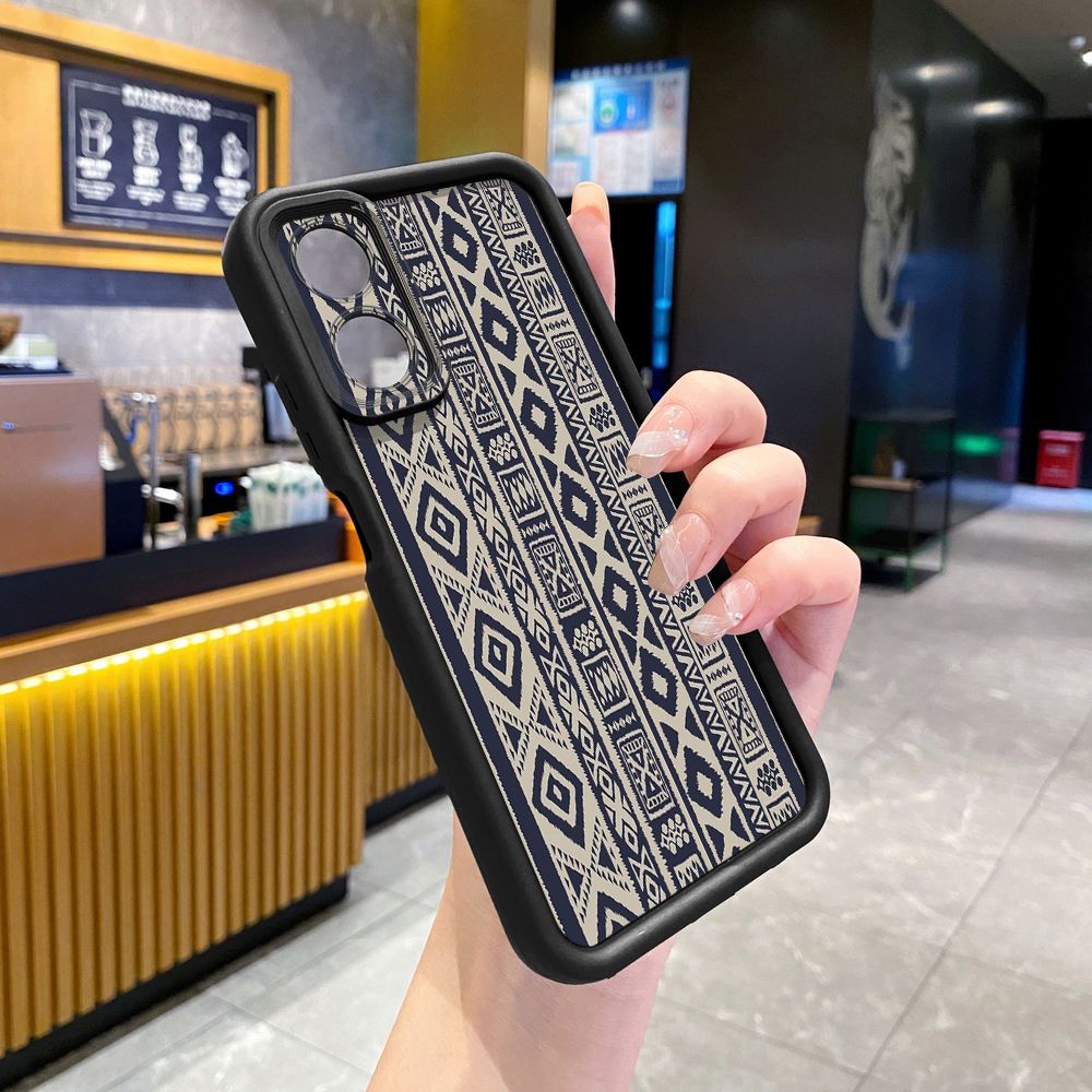for OPPO A60 A18 A38 A17 A16 A57 A77 4G A59 A98 A78 A58 5G Diamond Plaid Full Protective Phone Case Anti Drop Cover