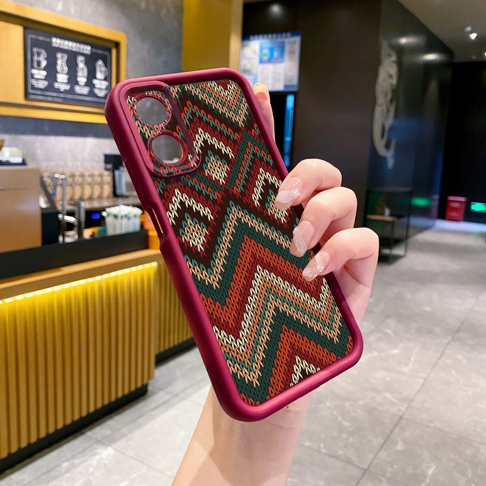 for OPPO A60 A18 A38 A17 A16 A57 A77 4G A59 A98 A78 A58 5G Diamond Plaid Full Protective Phone Case Anti Drop Cover