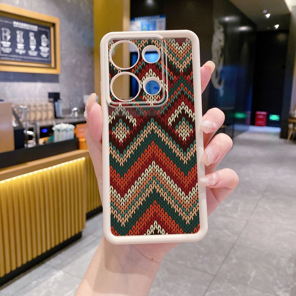 for Xiaomi Redmi Note 13 Pro 5G 12S 4G 12 Turbo 11S 13C 12C Diamond Plaid Full Protective Phone Case Anti Drop Cover