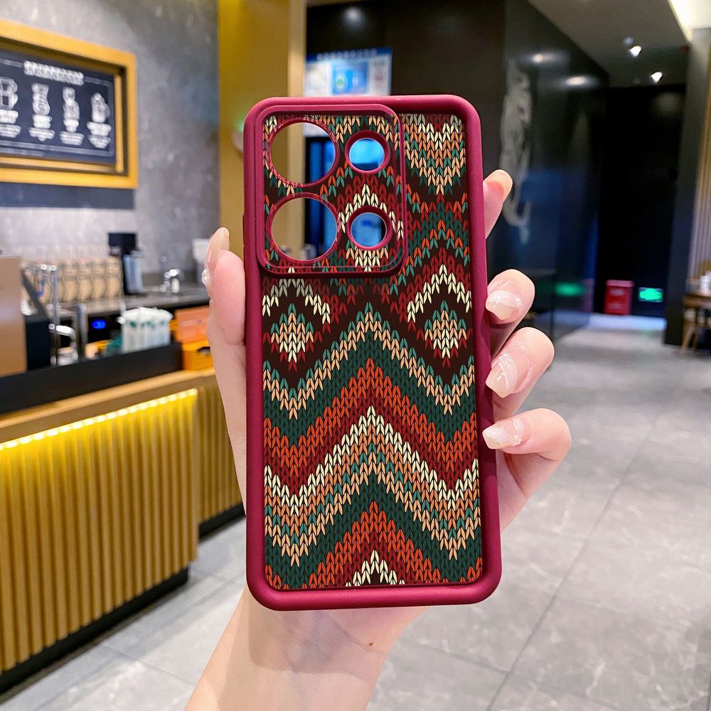 for Xiaomi Redmi Note 13 Pro 5G 12S 4G 12 Turbo 11S 13C 12C Diamond Plaid Full Protective Phone Case Anti Drop Cover