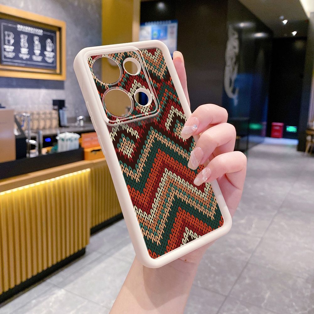 for Xiaomi Redmi Note 13 Pro 5G 12S 4G 12 Turbo 11S 13C 12C Diamond Plaid Full Protective Phone Case Anti Drop Cover