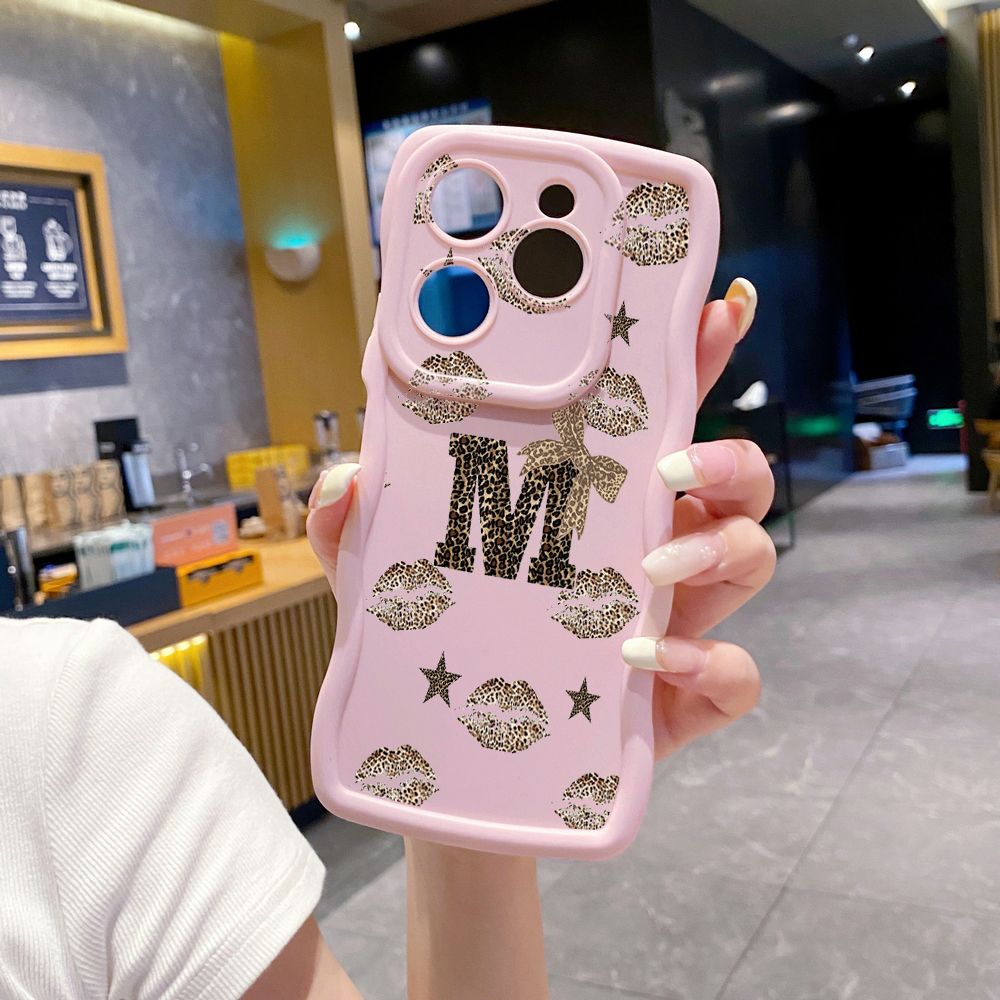 For Tecno Camon 19 Pro NEO 20 30 POP 6 GO 7 Spark GO 2023 8C 9 10 Pro 20C Retry Leopard Wave Frame Phone Case Anti Drop Cover