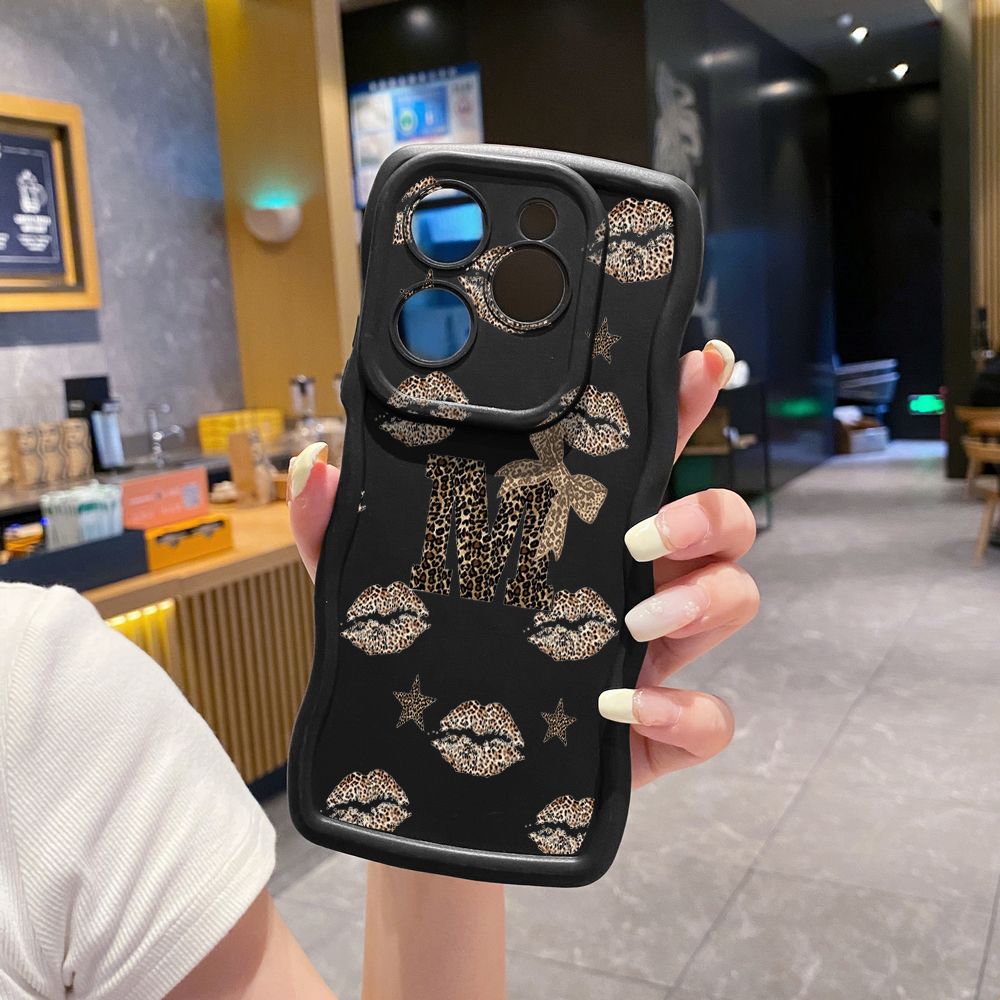 For Tecno Camon 19 Pro NEO 20 30 POP 6 GO 7 Spark GO 2023 8C 9 10 Pro 20C Retry Leopard Wave Frame Phone Case Anti Drop Cover