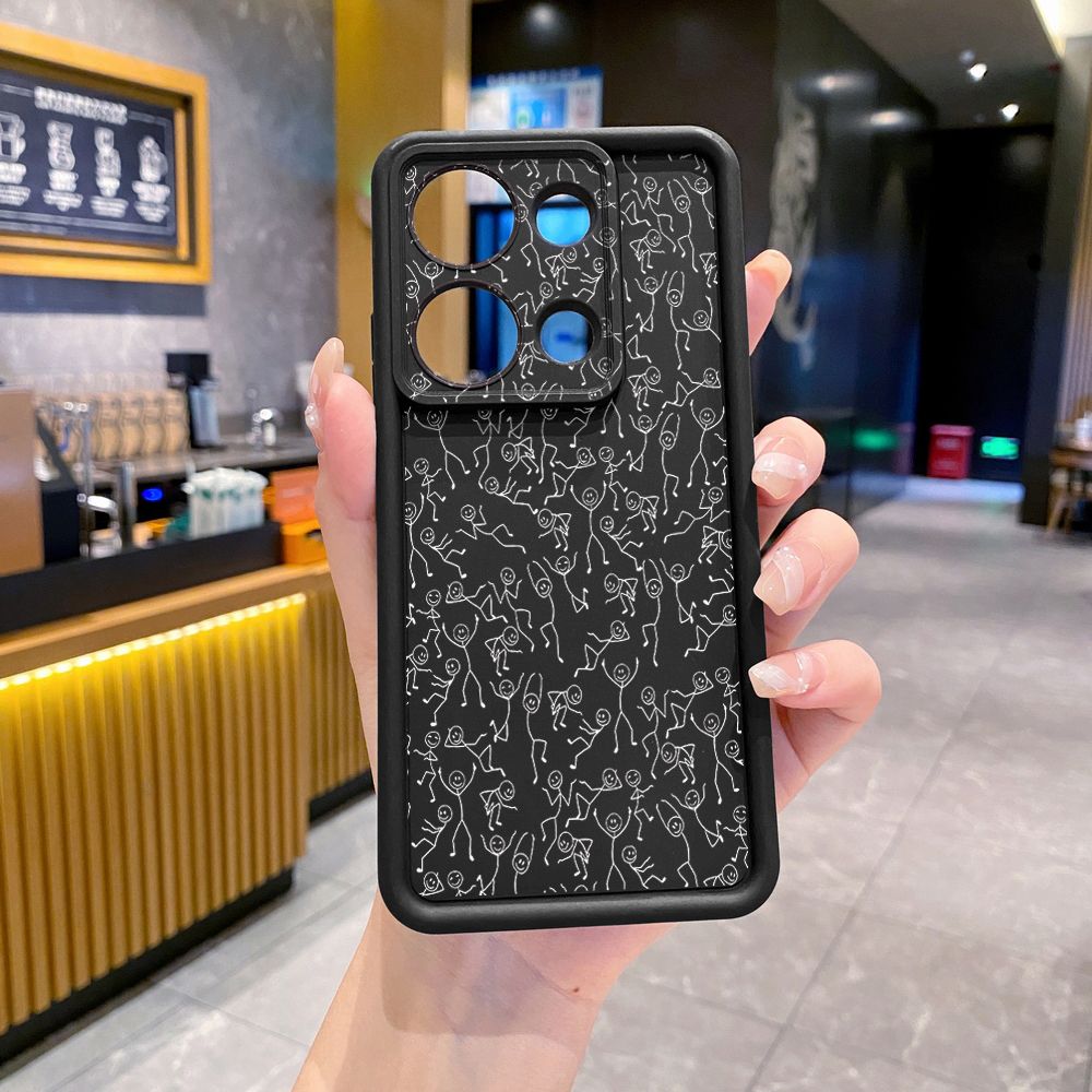for Xiaomi Redmi Note 13 Pro 5G 12S 4G 12 Turbo 11S 13C 12C Retro Face Full Protective Phone Case Anti Drop Cover