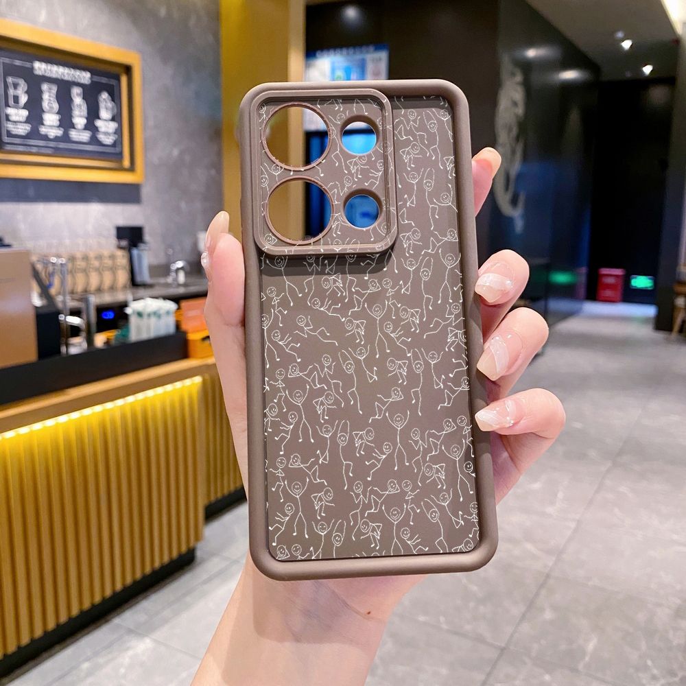 for Xiaomi Redmi Note 13 Pro 5G 12S 4G 12 Turbo 11S 13C 12C Retro Face Full Protective Phone Case Anti Drop Cover