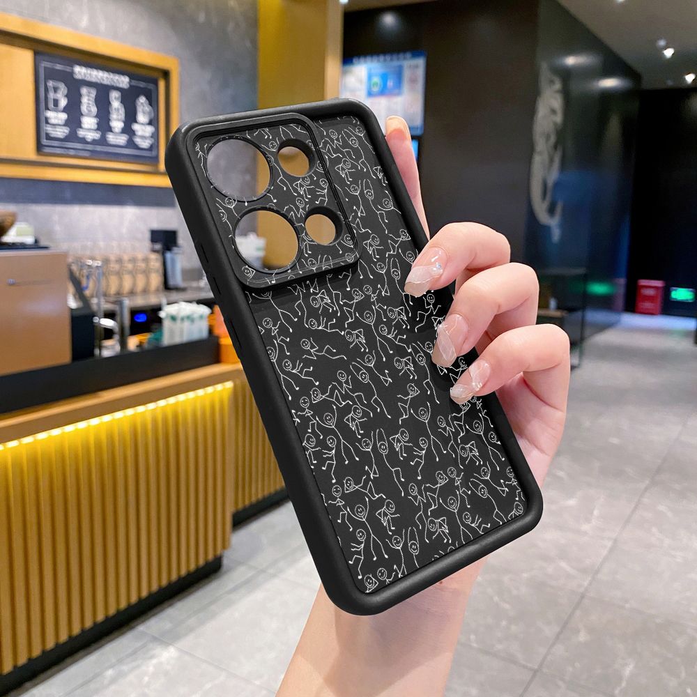 for Xiaomi Redmi Note 13 Pro 5G 12S 4G 12 Turbo 11S 13C 12C Retro Face Full Protective Phone Case Anti Drop Cover