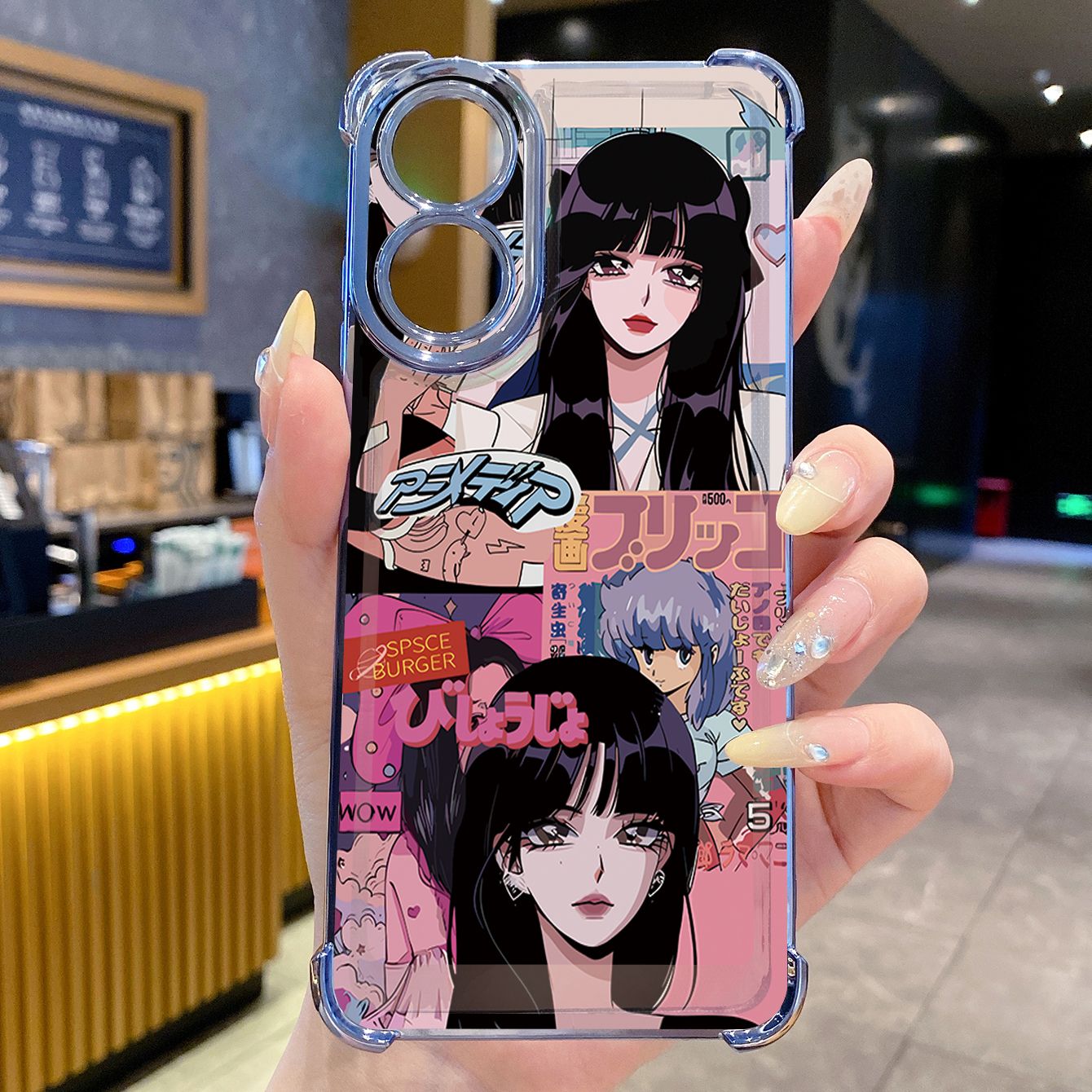 for OPPO A38 A5 Pro Realme C63 C51 C75 VIVO Plating Phone Case Shockproof Cover Fashion Girls