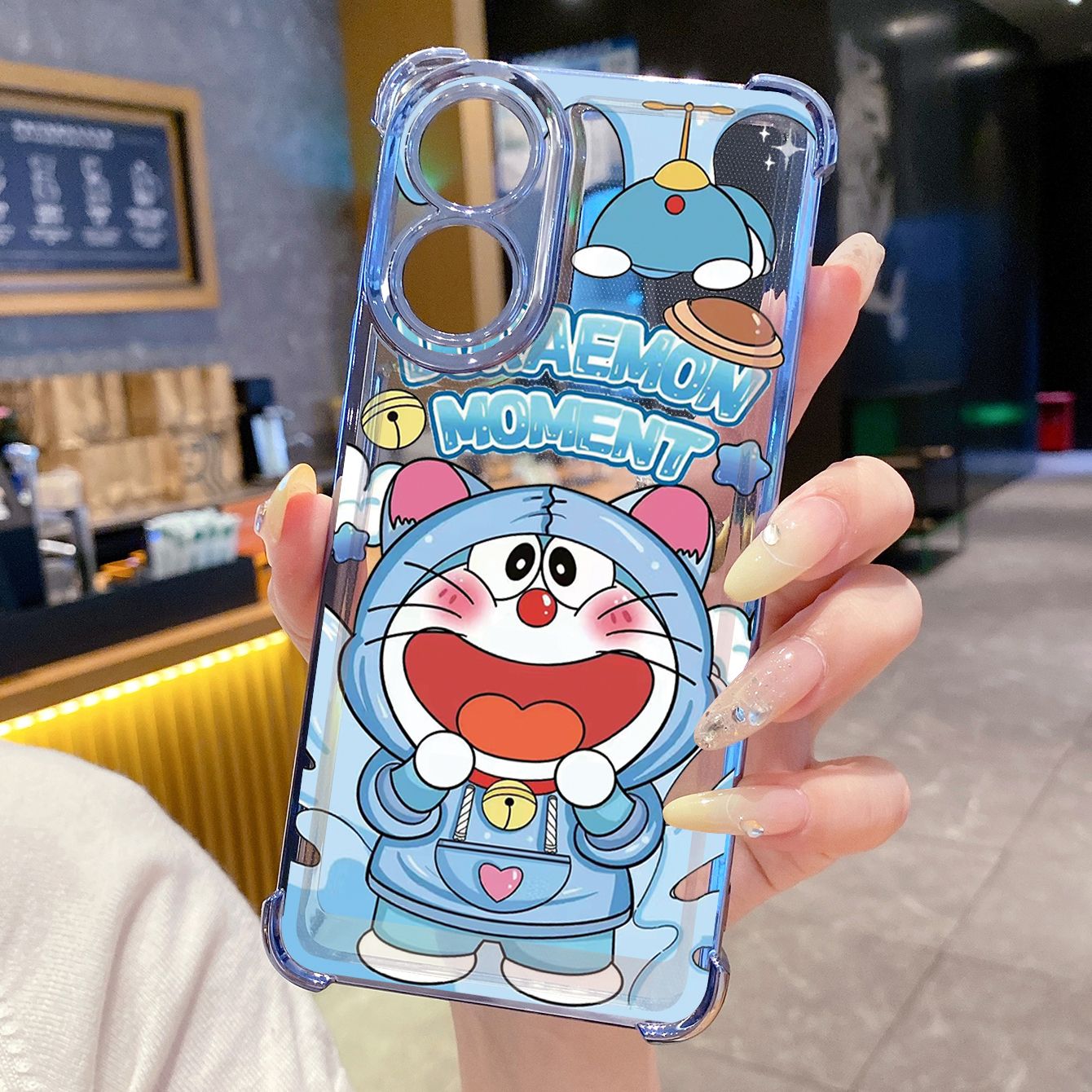 for OPPO A38 A5 Pro Realme C63 C51 C75 VIVO Plating Phone Case Shockproof Cover Stitch Angel Couple