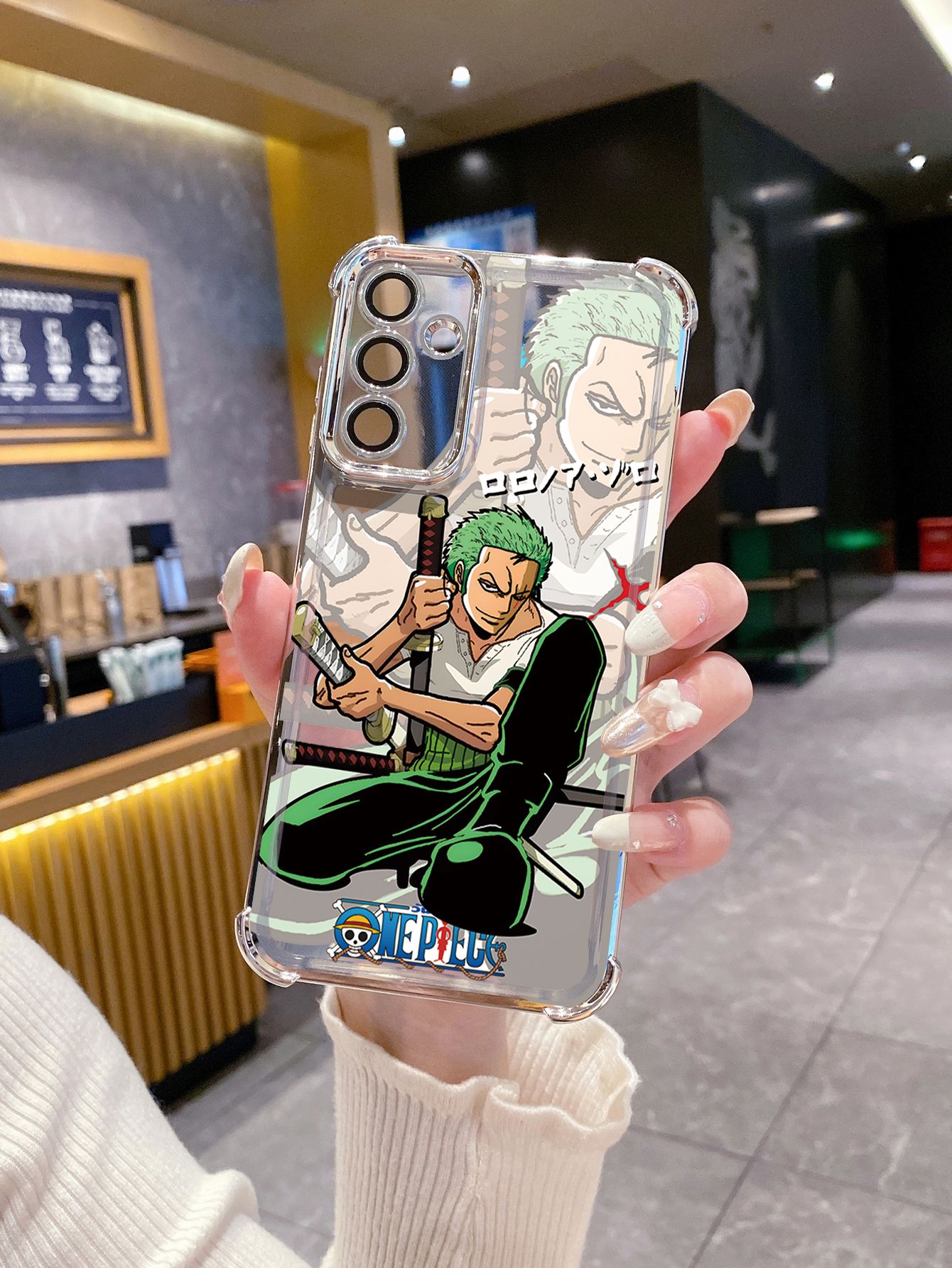 For Tecno Spark 10 20 Pro Spark Go 2023 2024 2025 OnePieceLuffy Plating Frame Clear Phone Case Anti-shock Cover