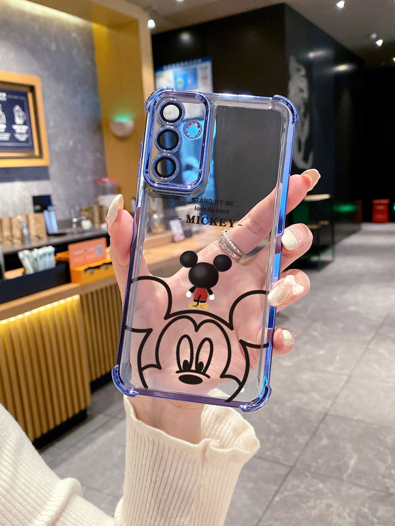 For Huawei Pura 70 Ultra Mate 60 70 Pro Honor 300 200 X9A 90 Lite Doraemon Mickey Plating Frame Clear Phone Case Anti-shock Cover