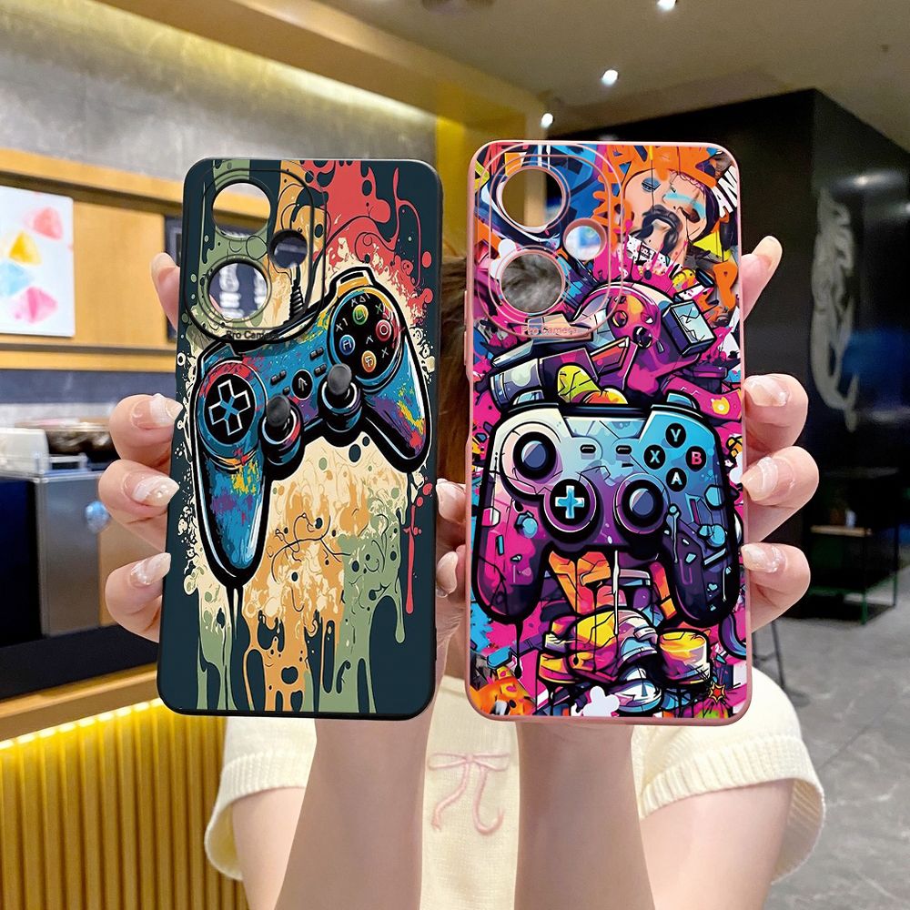 For VIVO Y28 Y03 Y18 Y17S Y27 Y15A Y15S Y02S Y02A Y36 Y33S Y12S Y12A Y01 Y1S Y20A Y22 Game Controller Full Protective Case Anti Drop Cover