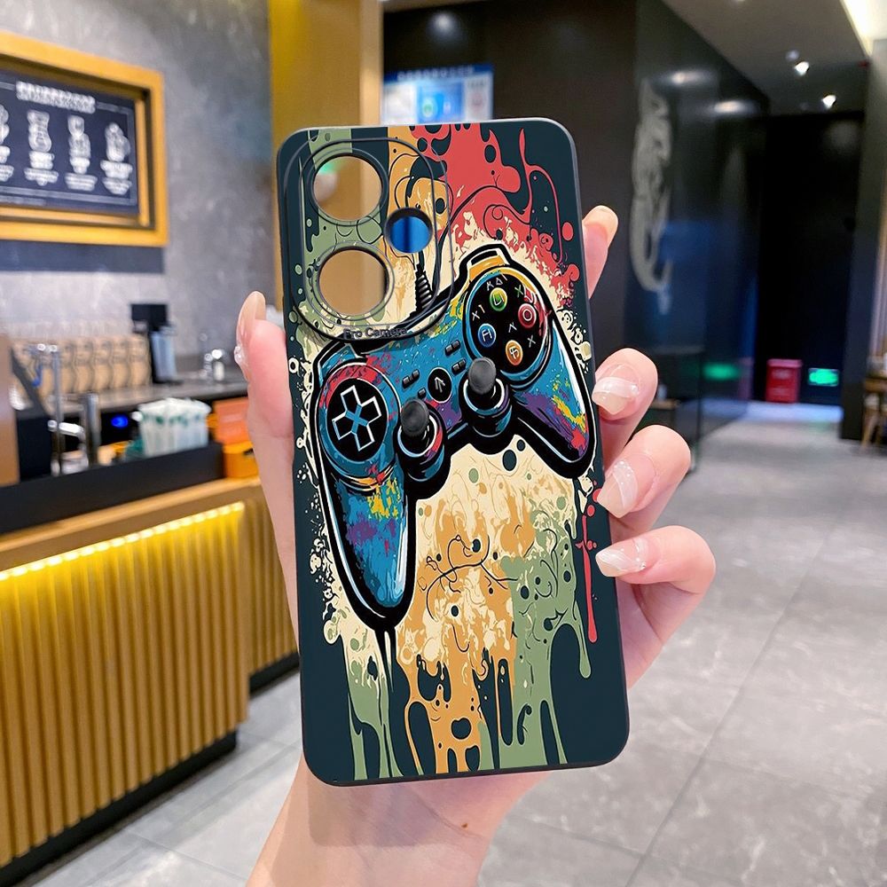 For VIVO Y28 Y03 Y18 Y17S Y27 Y15A Y15S Y02S Y02A Y36 Y33S Y12S Y12A Y01 Y1S Y20A Y22 Game Controller Full Protective Case Anti Drop Cover