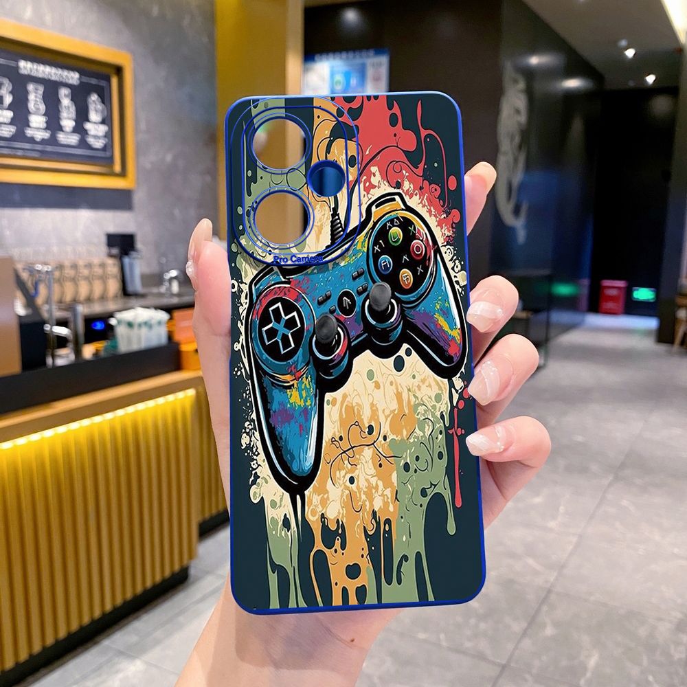 For VIVO Y28 Y03 Y18 Y17S Y27 Y15A Y15S Y02S Y02A Y36 Y33S Y12S Y12A Y01 Y1S Y20A Y22 Game Controller Full Protective Case Anti Drop Cover