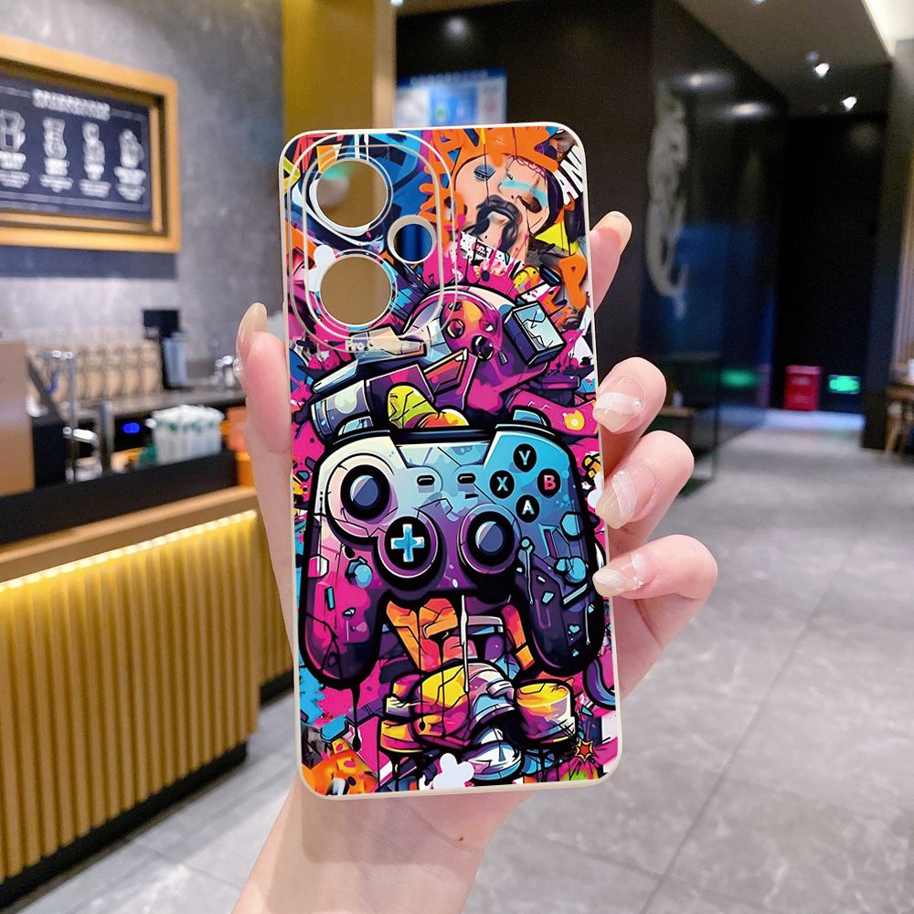 For VIVO Y28 Y03 Y18 Y17S Y27 Y15A Y15S Y02S Y02A Y36 Y33S Y12S Y12A Y01 Y1S Y20A Y22 Game Controller Full Protective Case Anti Drop Cover
