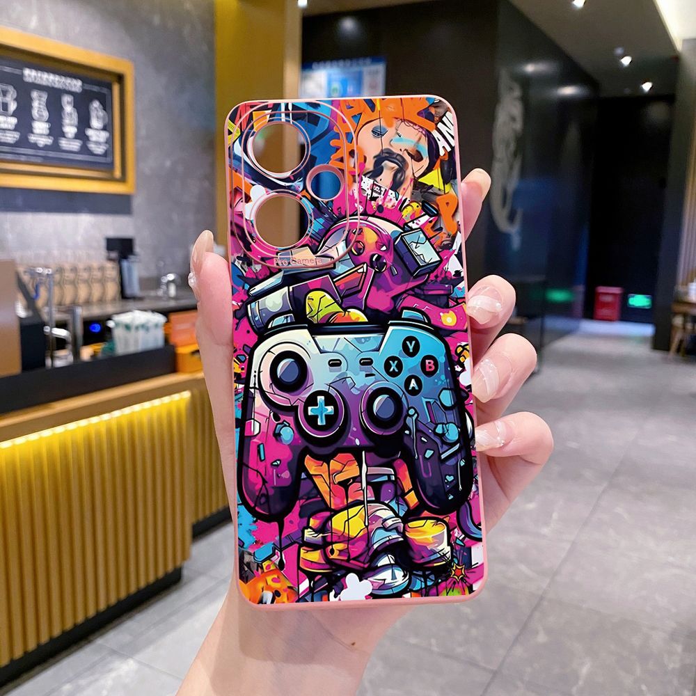 For VIVO Y28 Y03 Y18 Y17S Y27 Y15A Y15S Y02S Y02A Y36 Y33S Y12S Y12A Y01 Y1S Y20A Y22 Game Controller Full Protective Case Anti Drop Cover