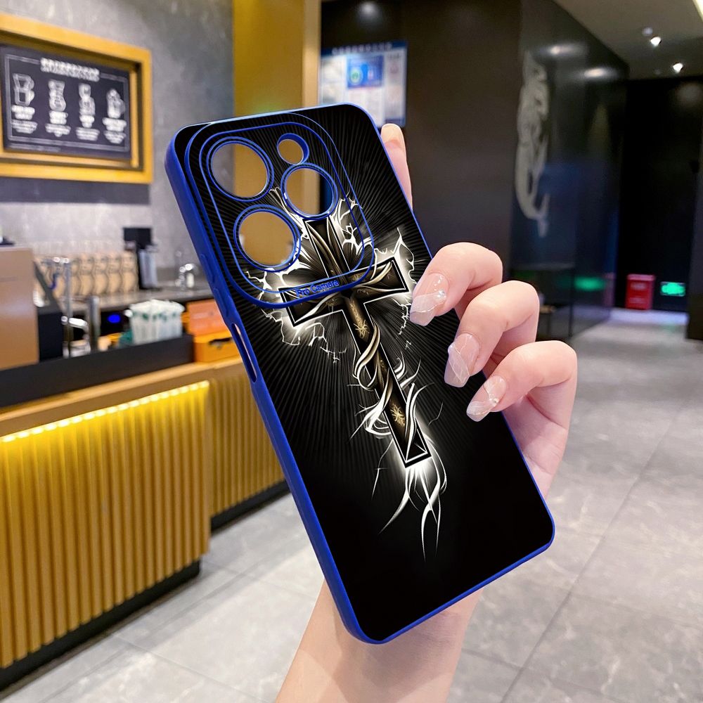 For Infinix Hot 50i 40i 40 Pro Note 12 G96 30 Hot 20 Play 12i 30i 20i 10S 11 Play 11S 10i Smart 8 9 5 Jesus Sheep Cross Full Protective Case Anti Drop Cover