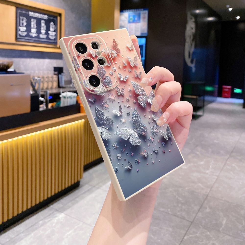 For Samsung Galaxy S24 S23 Ultra S22 Plus Note 20 S21 FE S20 Butterflies Forest Full Protective Case Anti Drop Cover
