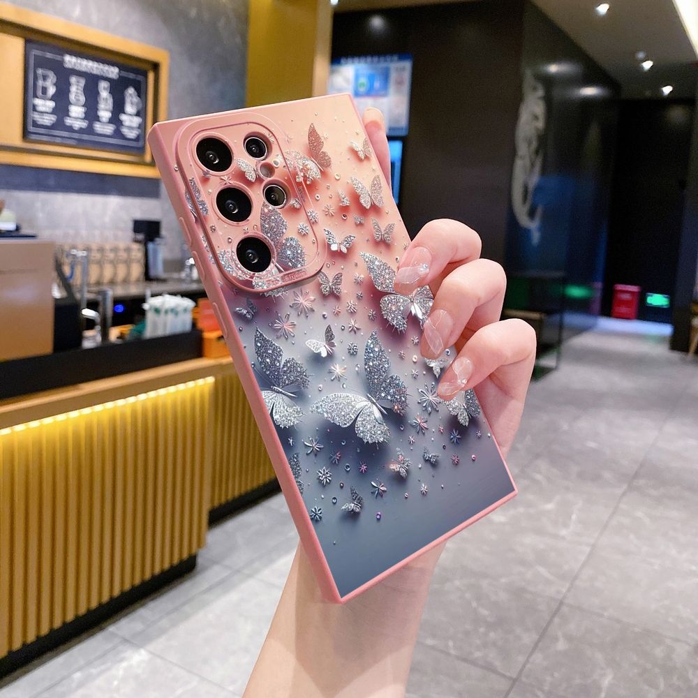 For Samsung Galaxy S24 S23 Ultra S22 Plus Note 20 S21 FE S20 Butterflies Forest Full Protective Case Anti Drop Cover