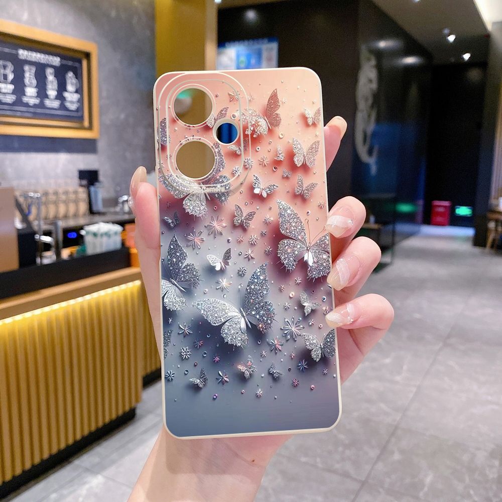 For VIVO Y28 Y03 Y18 Y17S Y27 Y15A Y15S Y02S Y02A Y36 Y33S Y12S Y12A Y01 Y1S Y20A Y22 Butterflies Forest Full Protective Case Anti Drop Cover