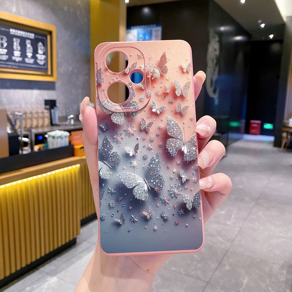 For VIVO Y28 Y03 Y18 Y17S Y27 Y15A Y15S Y02S Y02A Y36 Y33S Y12S Y12A Y01 Y1S Y20A Y22 Butterflies Forest Full Protective Case Anti Drop Cover