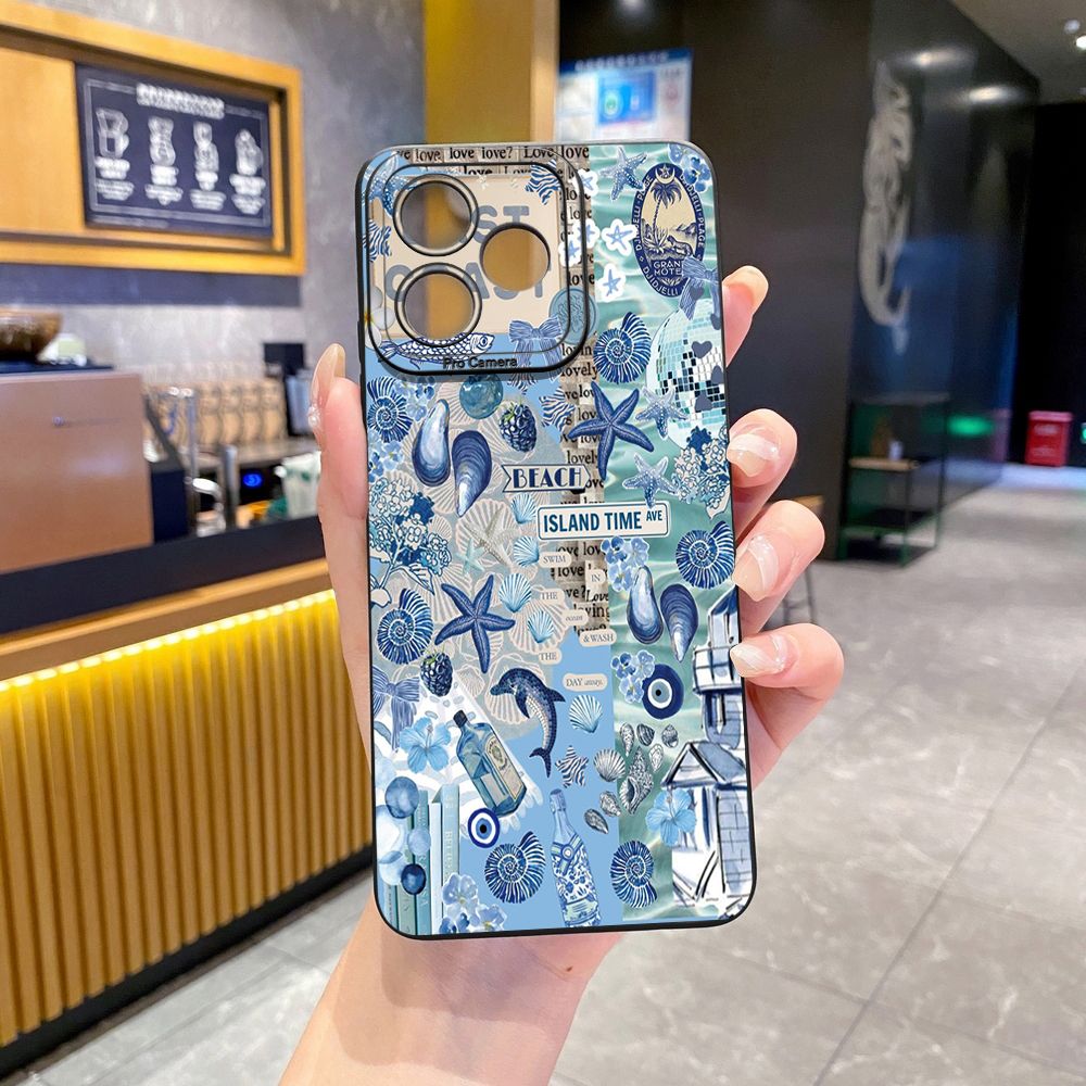 For Realme C61 C63 C65 C67 C53 C51 Note 50 60 C21 C33 C30 C35 C11 2021 C12 C15 C21Y C25Y Realme 12 13 Love Heart Crystal Shell  Full Protective Case Anti Drop Cover